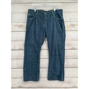 Volcom V.CO-Logical Series Straight Leg Jeans Men 36x28 Blue Medium Wash Organic